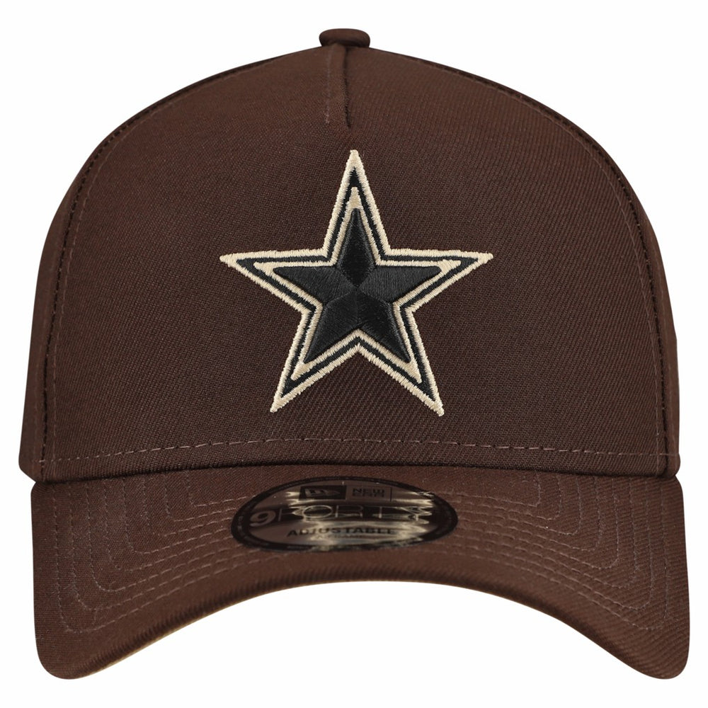 Dallas Cowboys Burnt Wood A-Frame 9FORTY Adjustable Hat | NFL Discount