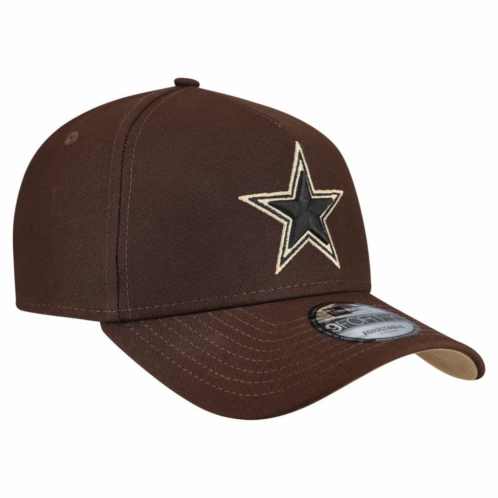 Dallas Cowboys Burnt Wood A-Frame 9FORTY Adjustable Hat | NFL Discount
