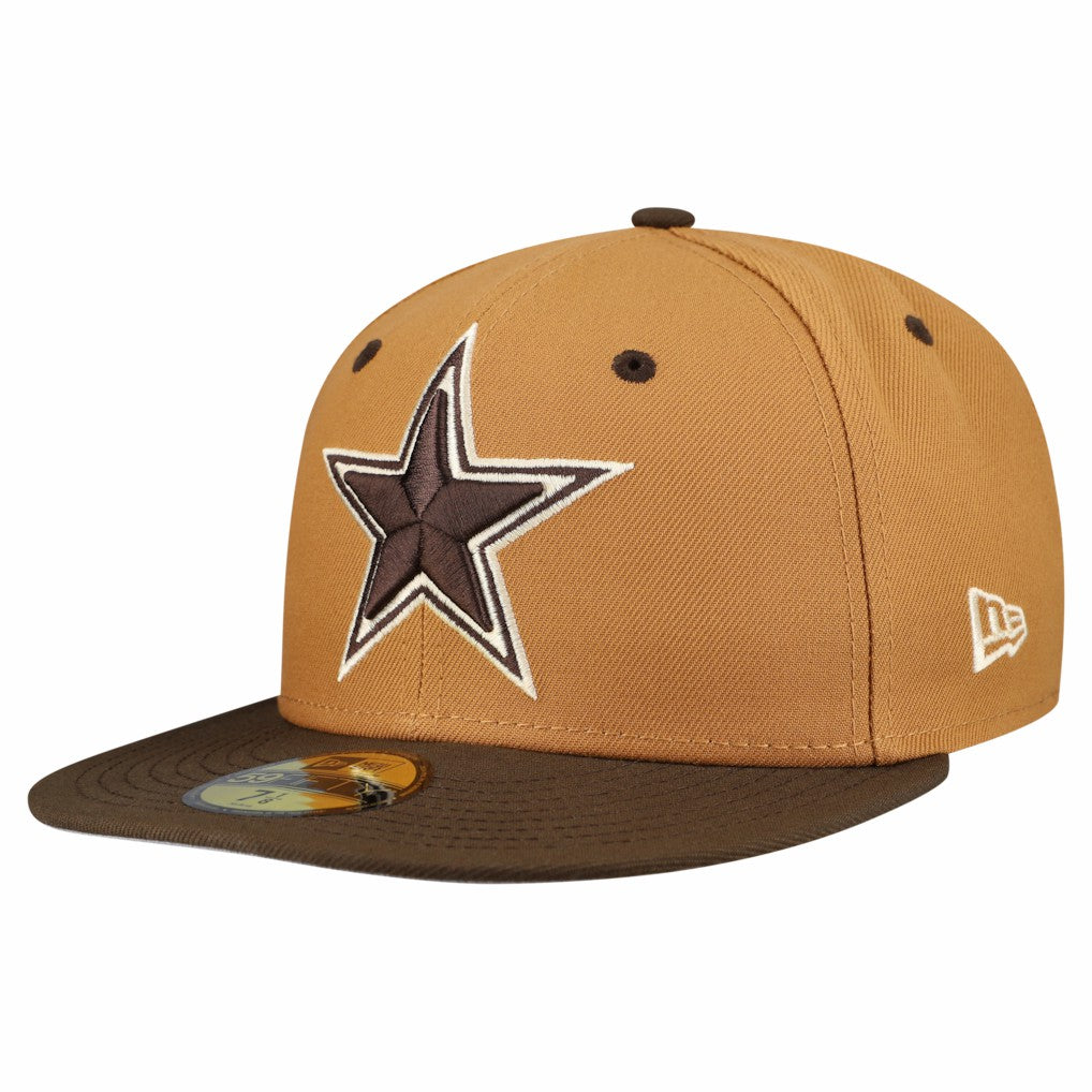 Dallas Cowboys Two-Tone Walnut 59FIFTY Fitted Hat | NFL Near me