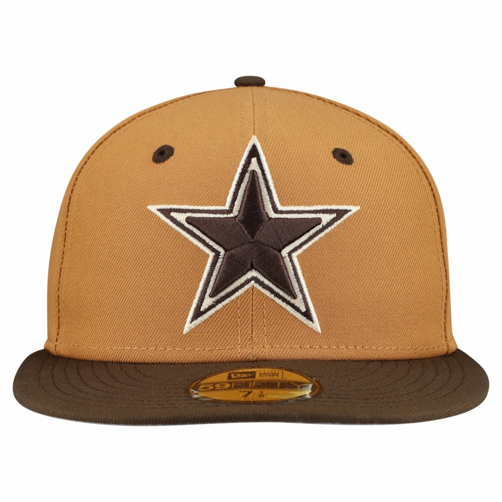 Dallas Cowboys Two-Tone Walnut 59FIFTY Fitted Hat | NFL Near me