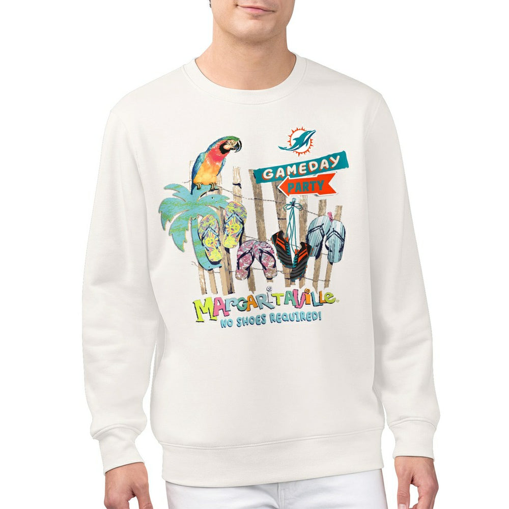 Miami Dolphins Margaritaville Gameday Party Fleece Sweatshirt | NFL Sale