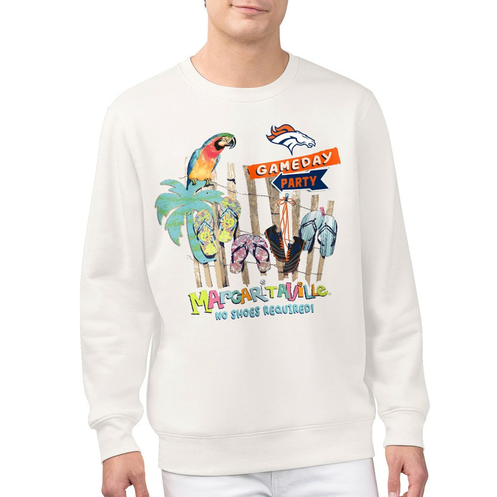 Denver Broncos Margaritaville Gameday Party Fleece Sweatshirt | NFL US