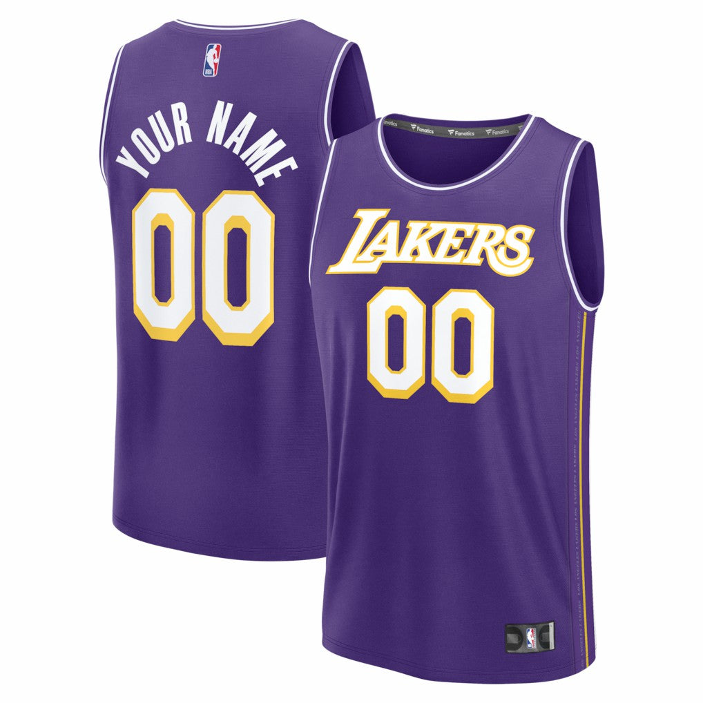 Purple Los Angeles Lakers Fastbreak Custom Jersey | NBA