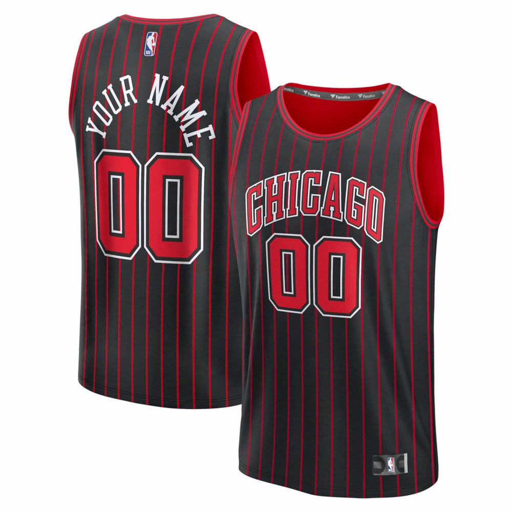 Black Chicago Bulls Youth Fastbreak Custom Jersey sale | NBA