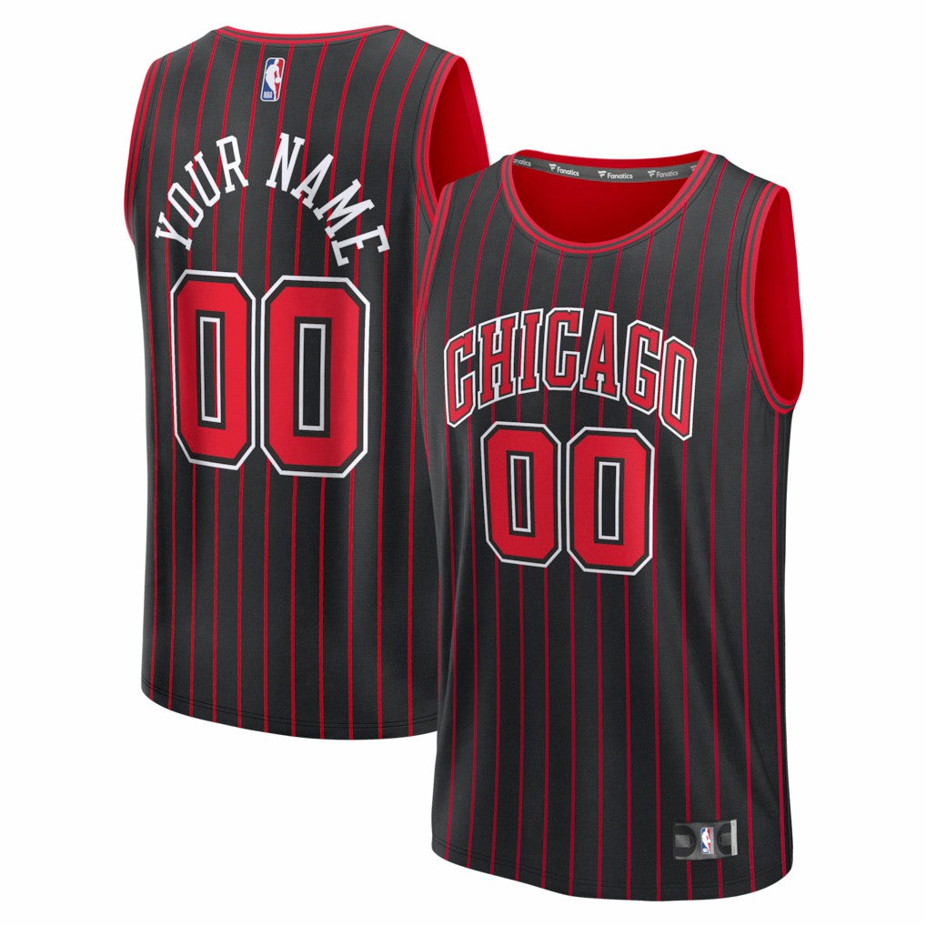 Black Chicago Bulls Youth Fastbreak Custom Jersey sale | NBA
