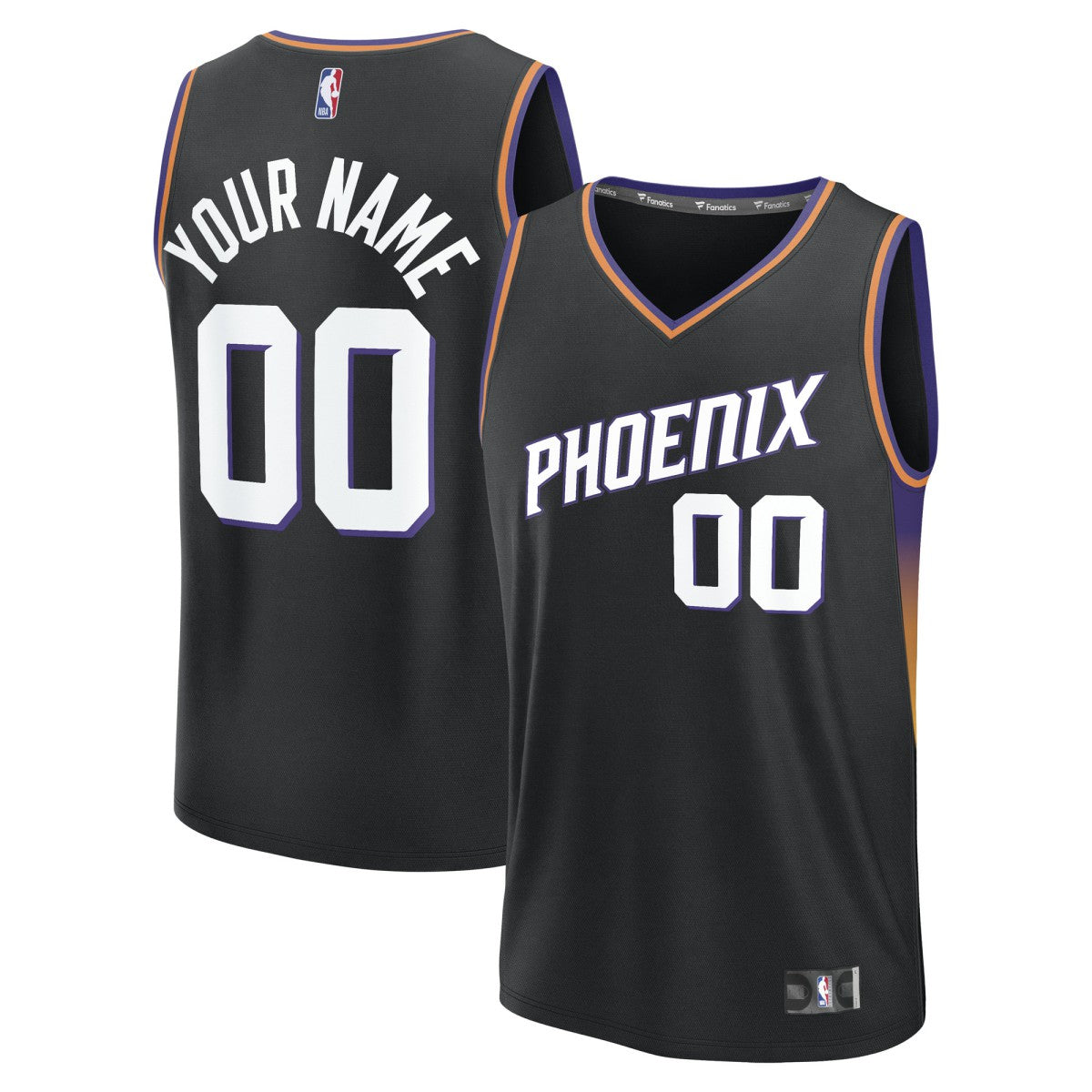 Black Phoenix Suns Youth Fastbreak Custom Jersey | NBA