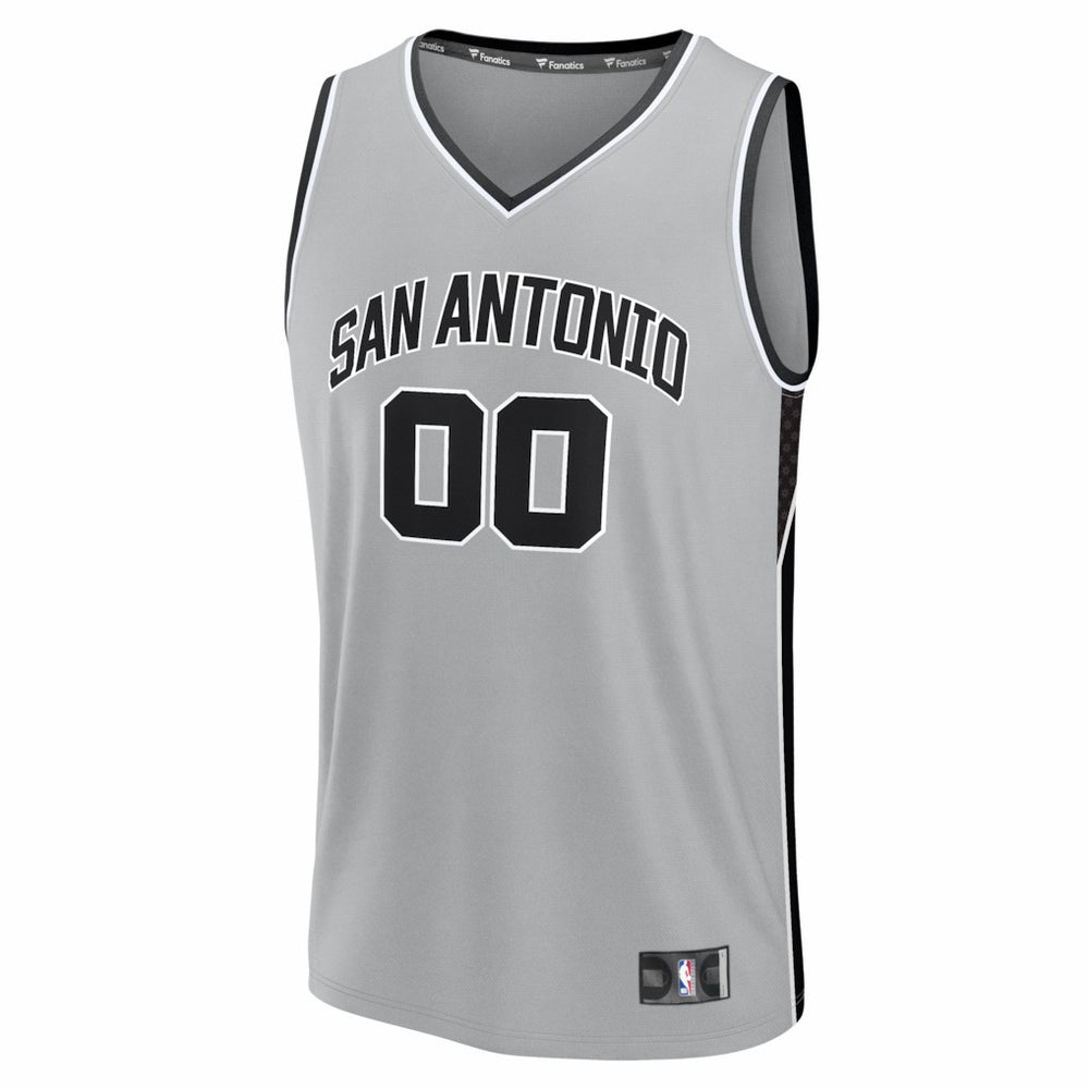 Silver San Antonio Spurs Youth Fastbreak Custom Jersey | NBA