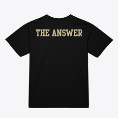 Black Allen Iverson Philadelphia 76ers Unisex Blockbuster Player Graphic T-Shirt | NBA