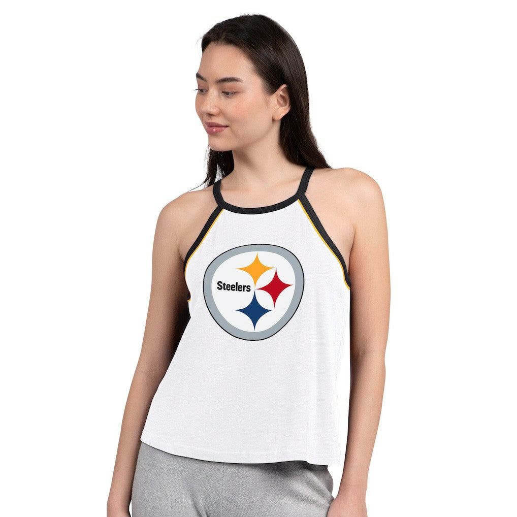 Pittsburgh Steelers G-III 4Her by Carl Banks Women's Redemption Win Slub Tank Top | NFL Hot