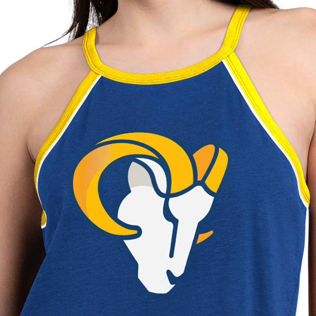 Los Angeles Rams G-III 4Her by Carl Banks Women's Redemption Win Slub Tank Top | NFL Outlet