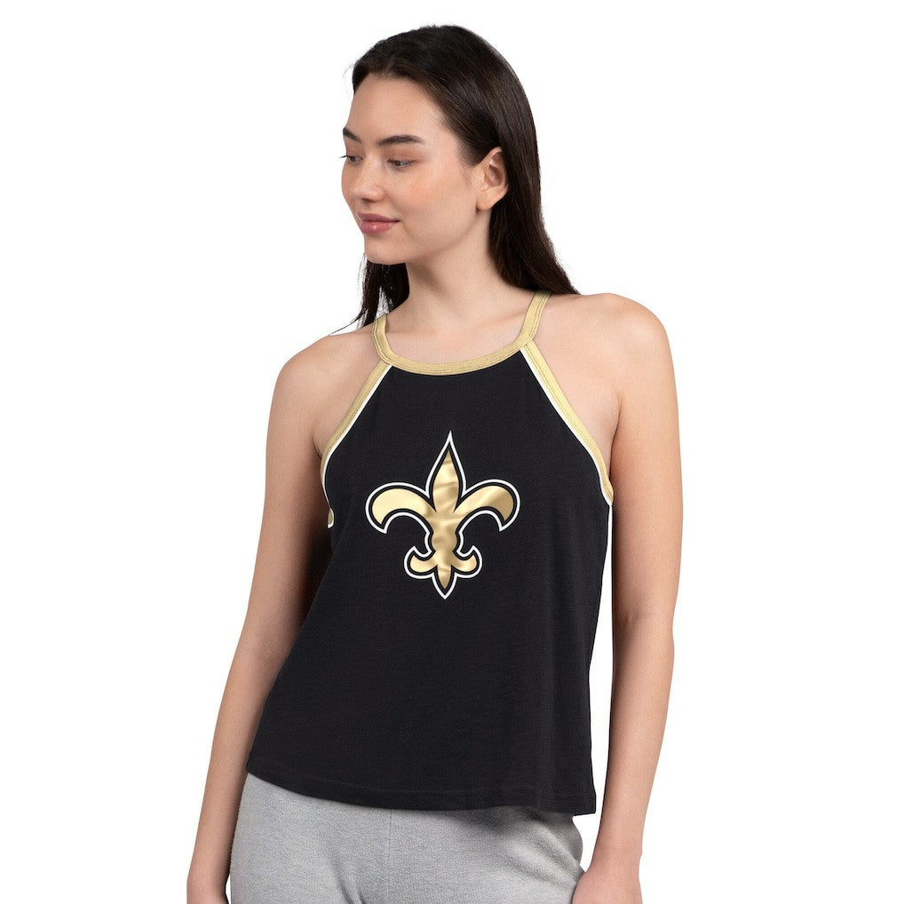 New Orleans Saints G-III 4Her by Carl Banks Women's Redemption Win Slub Tank Top | NFL On sale
