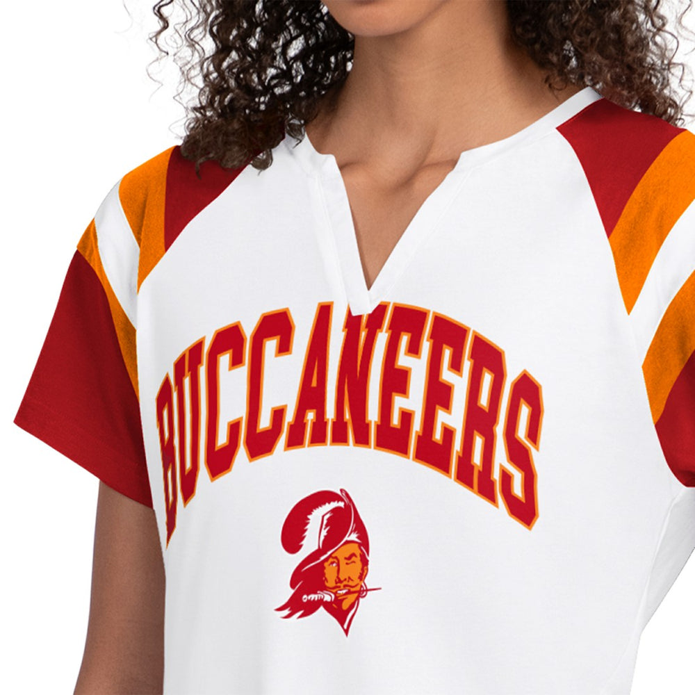 Tampa Bay Buccaneers Starter Women's Game On Notch Neck T-Shirt | NFL US
