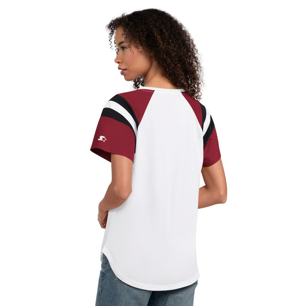 Arizona Cardinals Starter Women's Game On Notch Neck T-Shirt | NFL Near me