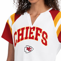 Kansas City Chiefs Starter Women's Game On Notch Neck T-Shirt | NFL US
