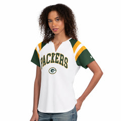 Green Bay Packers Starter Women's Game On Notch Neck T-Shirt | NFL On sale
