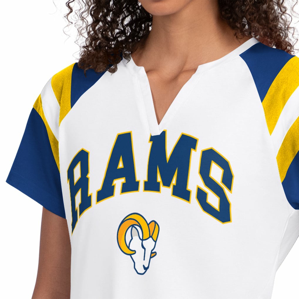 Los Angeles Rams Starter Women's Game On Notch Neck T-Shirt | NFL Near me
