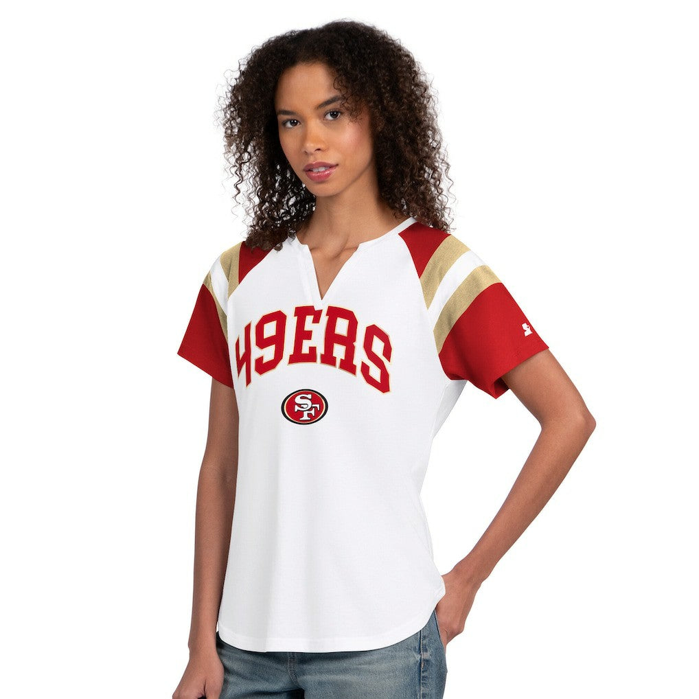 San Francisco 49ers Starter Women's Game On Notch Neck T-Shirt | NFL On sale