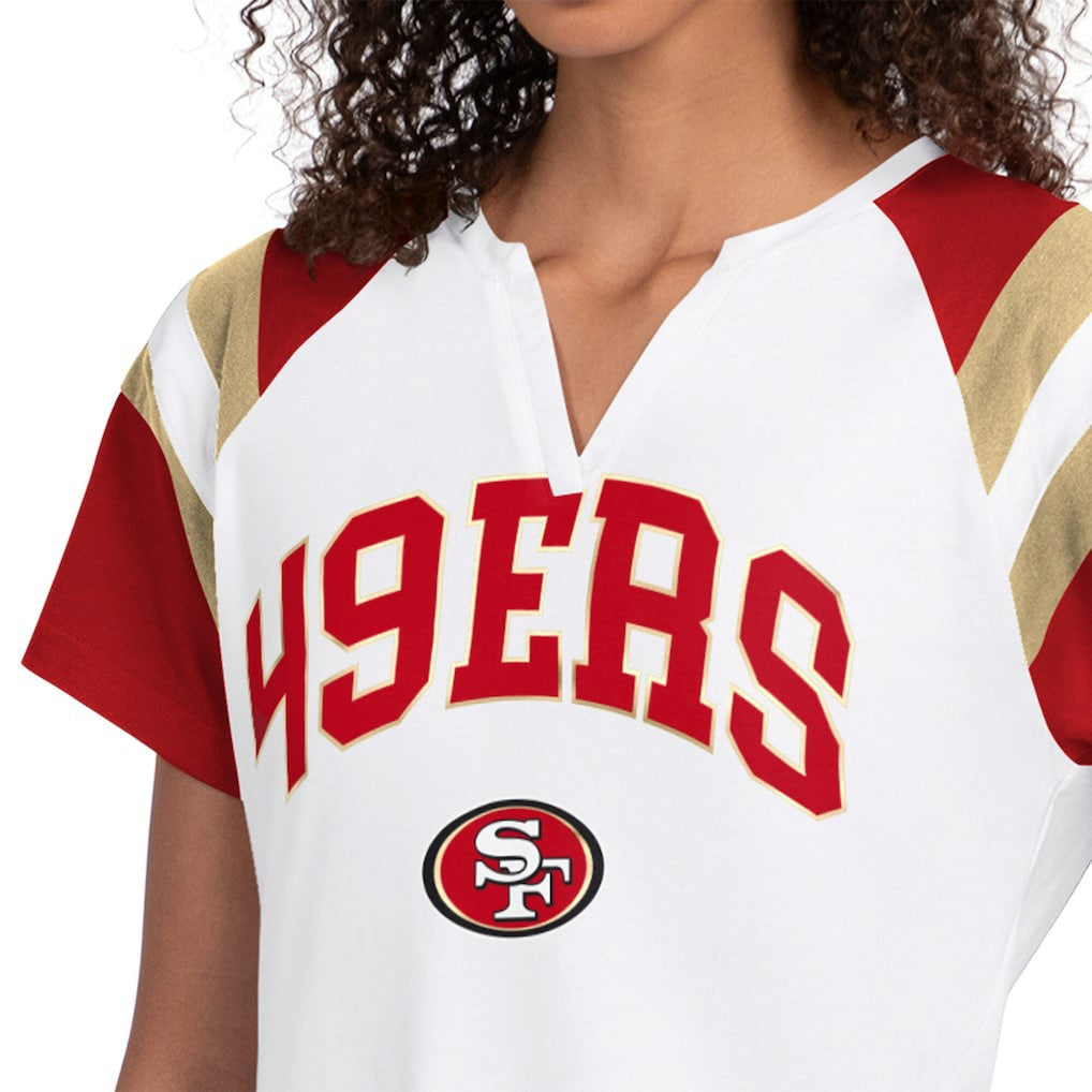 San Francisco 49ers Starter Women's Game On Notch Neck T-Shirt | NFL On sale