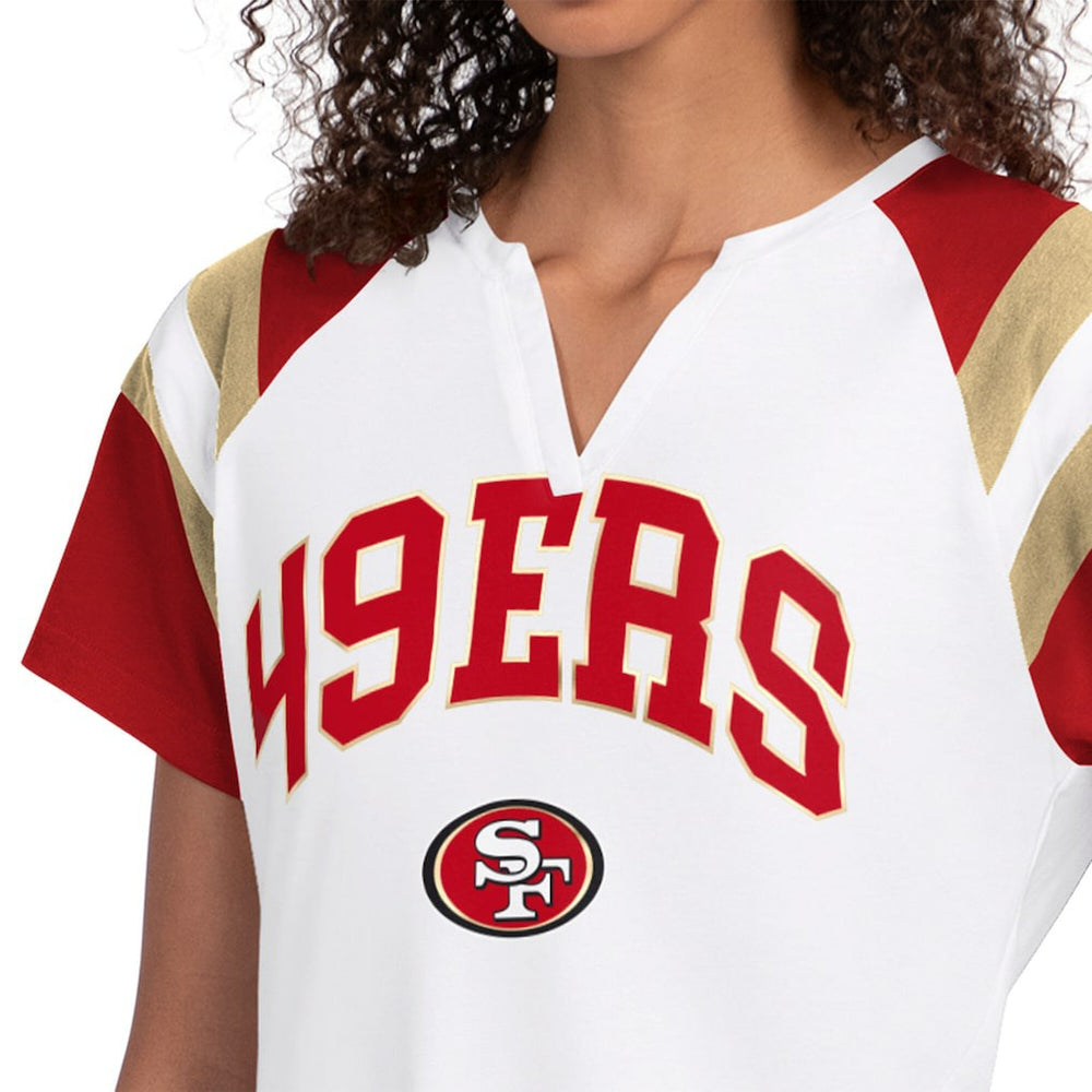 San Francisco 49ers Starter Women's Game On Notch Neck T-Shirt | NFL On sale