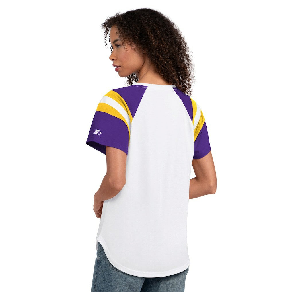 Minnesota Vikings Starter Women's Game On Notch Neck T-Shirt | NFL On sale