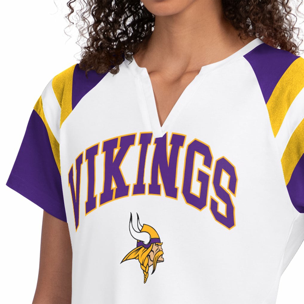 Minnesota Vikings Starter Women's Game On Notch Neck T-Shirt | NFL On sale