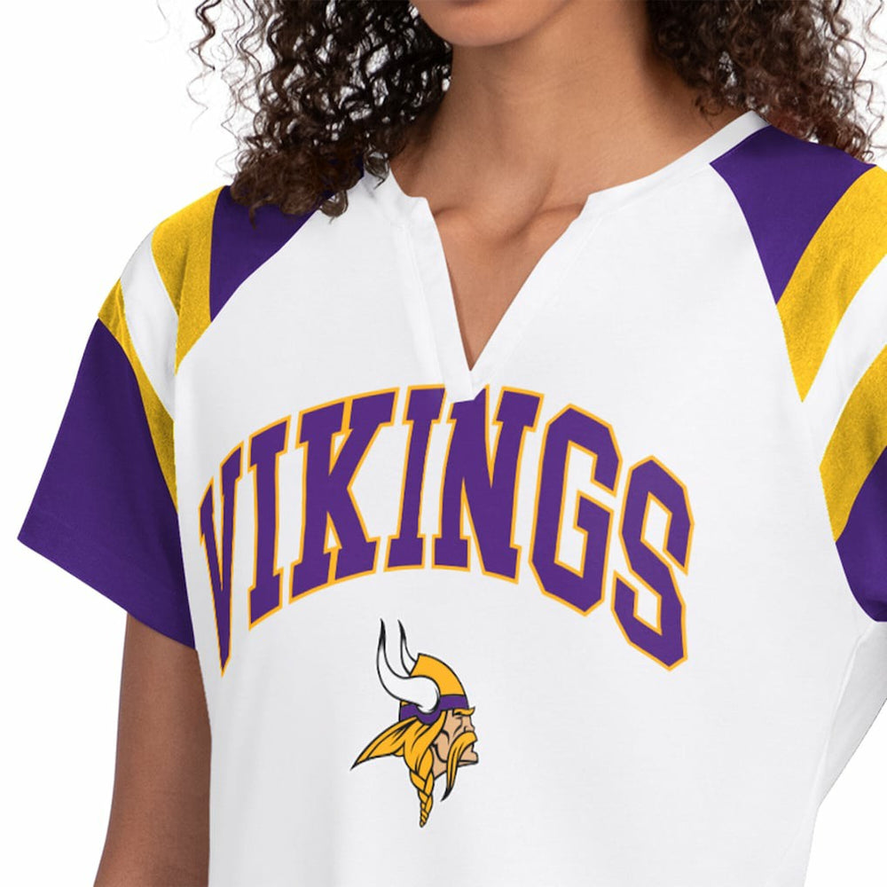 Minnesota Vikings Starter Women's Game On Notch Neck T-Shirt | NFL On sale