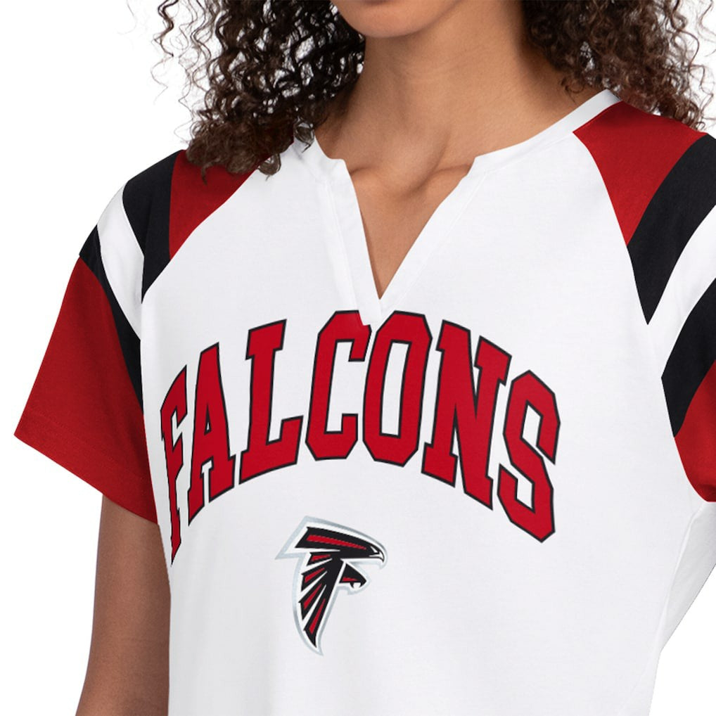 Atlanta Falcons Starter Women's Game On Notch Neck T-Shirt | NFL Outlet