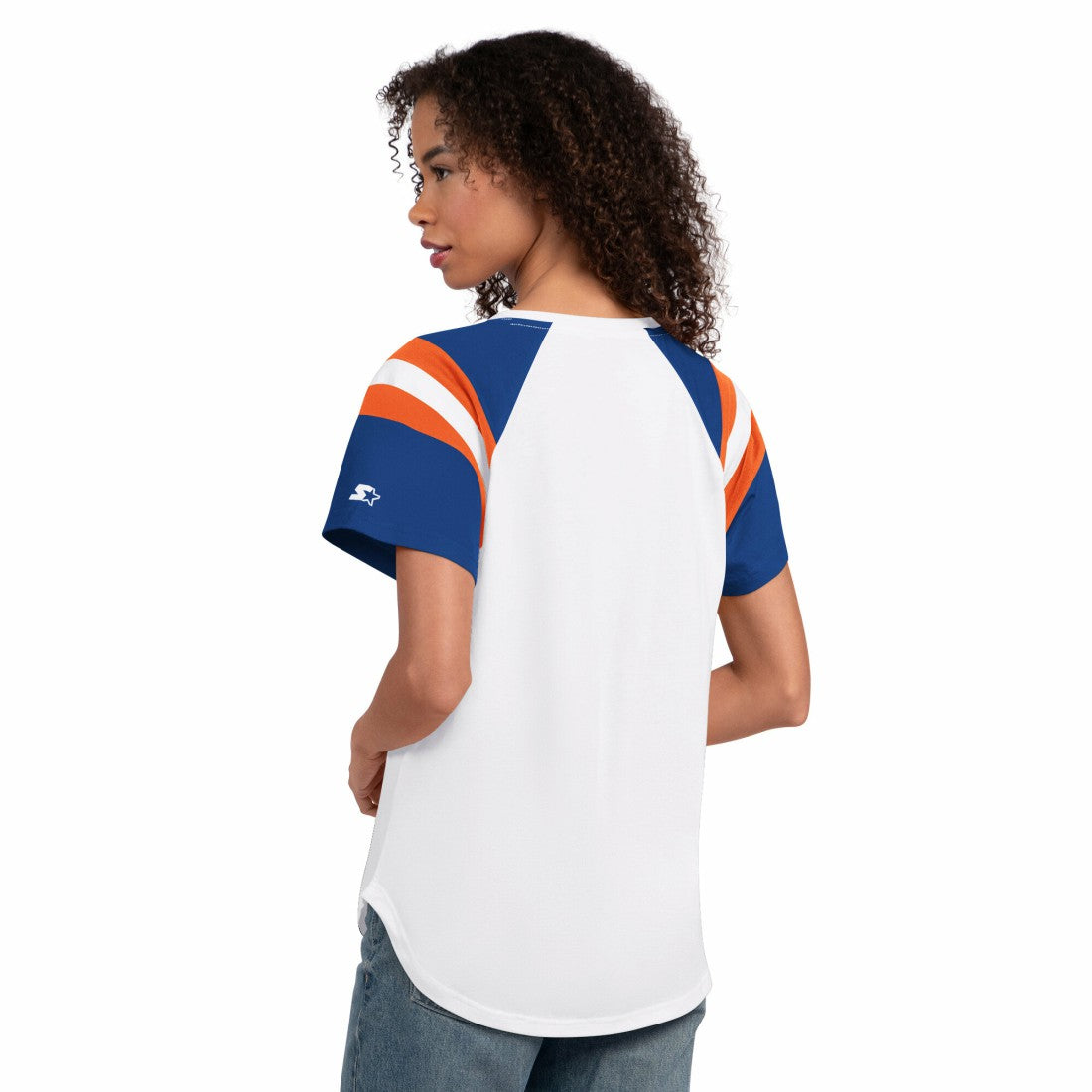 Denver Broncos Starter Women's Game On Notch Neck T-Shirt | NFL Outlet
