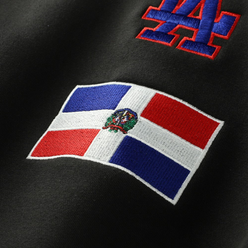 Los Angeles Dodgers New Era Dominican Republic Country Flag Hoodie - MLB Hoodies