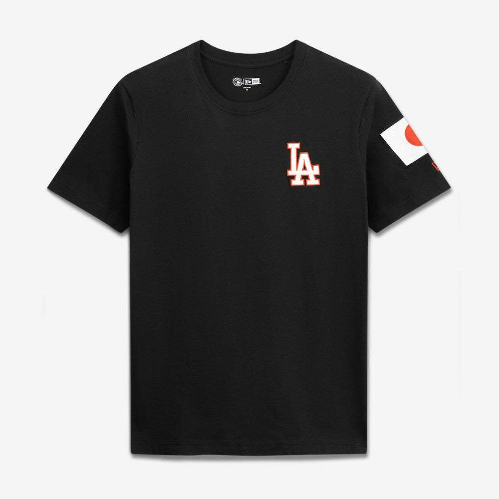 Los Angeles Dodgers New Era Japan Country Flag T-Shirt - MLB T-shirts