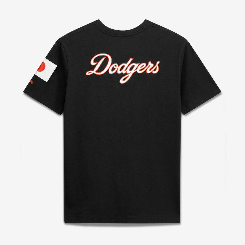 Los Angeles Dodgers New Era Japan Country Flag T-Shirt - MLB T-shirts