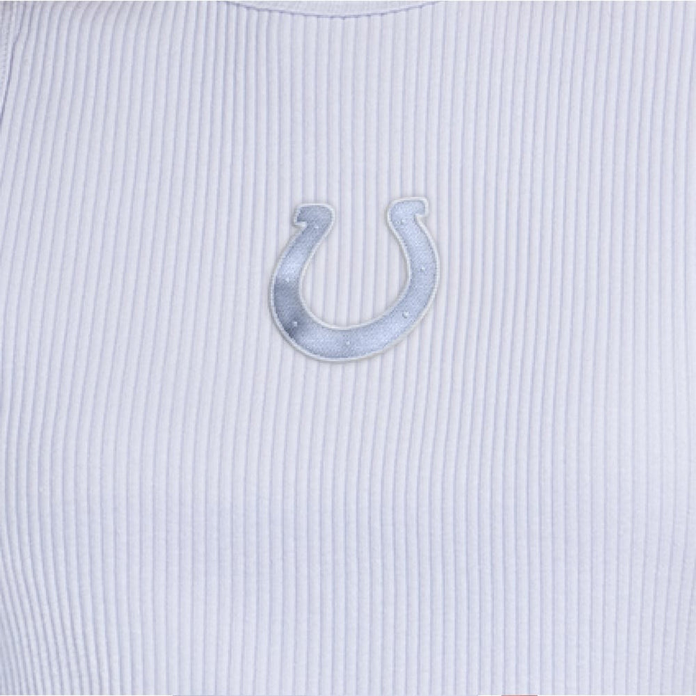 Indianapolis Colts Starter Women's Travel Pastels Cropped Tank | NFL Sale