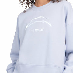 Los Angeles Chargers Starter Women's Travel Pastels Boxy Fleece Sweatshirt | NFL Sale