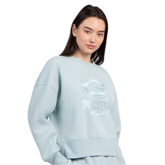 Green Bay Packers Starter Women's Travel Pastels Boxy Fleece Sweatshirt | NFL Near me