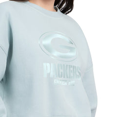 Green Bay Packers Starter Women's Travel Pastels Boxy Fleece Sweatshirt | NFL Near me