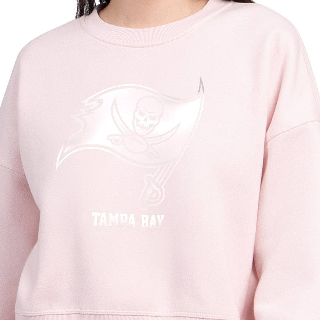 Tampa Bay Buccaneers Starter Women's Travel Pastels Boxy Fleece Sweatshirt | NFL Sale