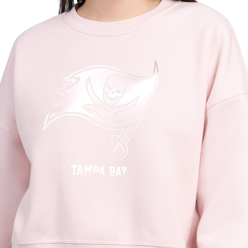 Tampa Bay Buccaneers Starter Women's Travel Pastels Boxy Fleece Sweatshirt | NFL Sale