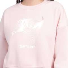 Tampa Bay Buccaneers Starter Women's Travel Pastels Boxy Fleece Sweatshirt | NFL Sale