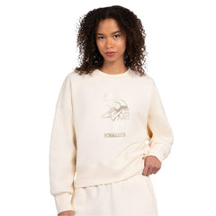 Minnesota Vikings Starter Women's Travel Pastels Boxy Fleece Sweatshirt | NFL On sale