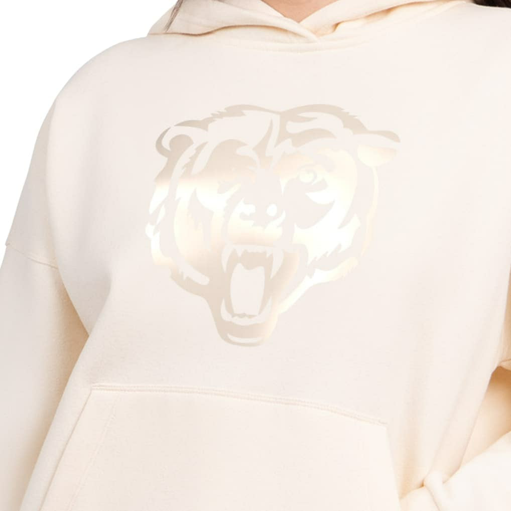 Chicago Bears Starter Women's Pastels Relaxed Travel Hoodie | NFL Online