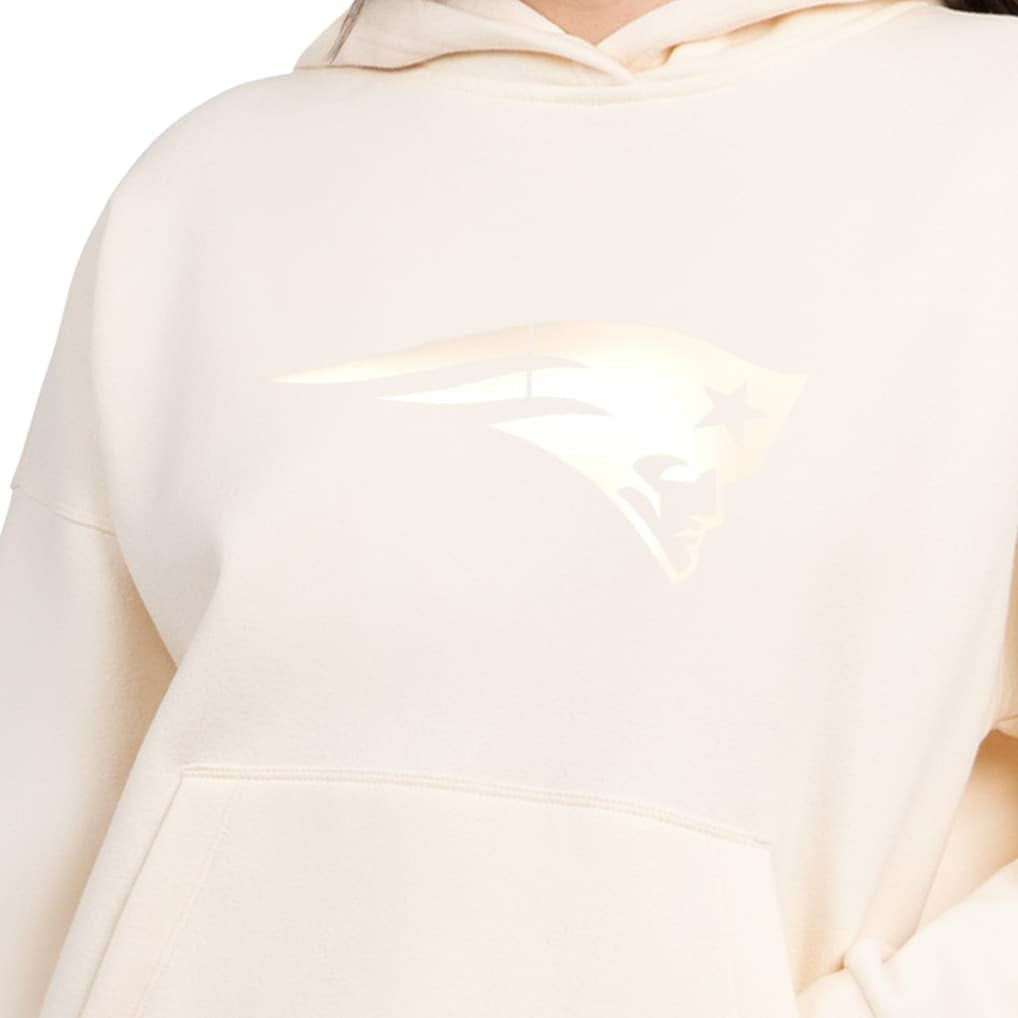 New England Patriots Starter Women's Pastel Relaxed Travel Hoodie | NFL On sale
