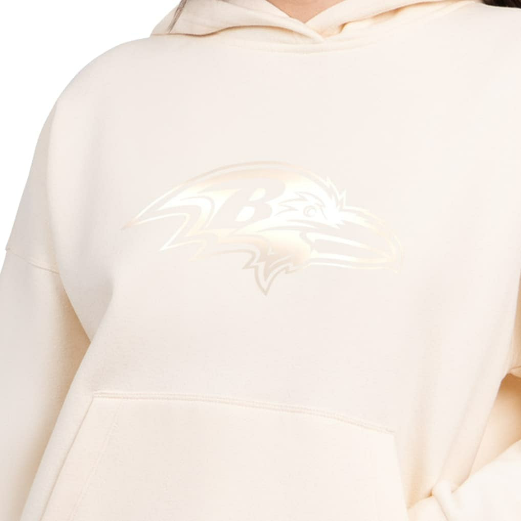Baltimore Ravens Starter Women's Pastel Relaxed Travel Hoodie | NFL Outlet