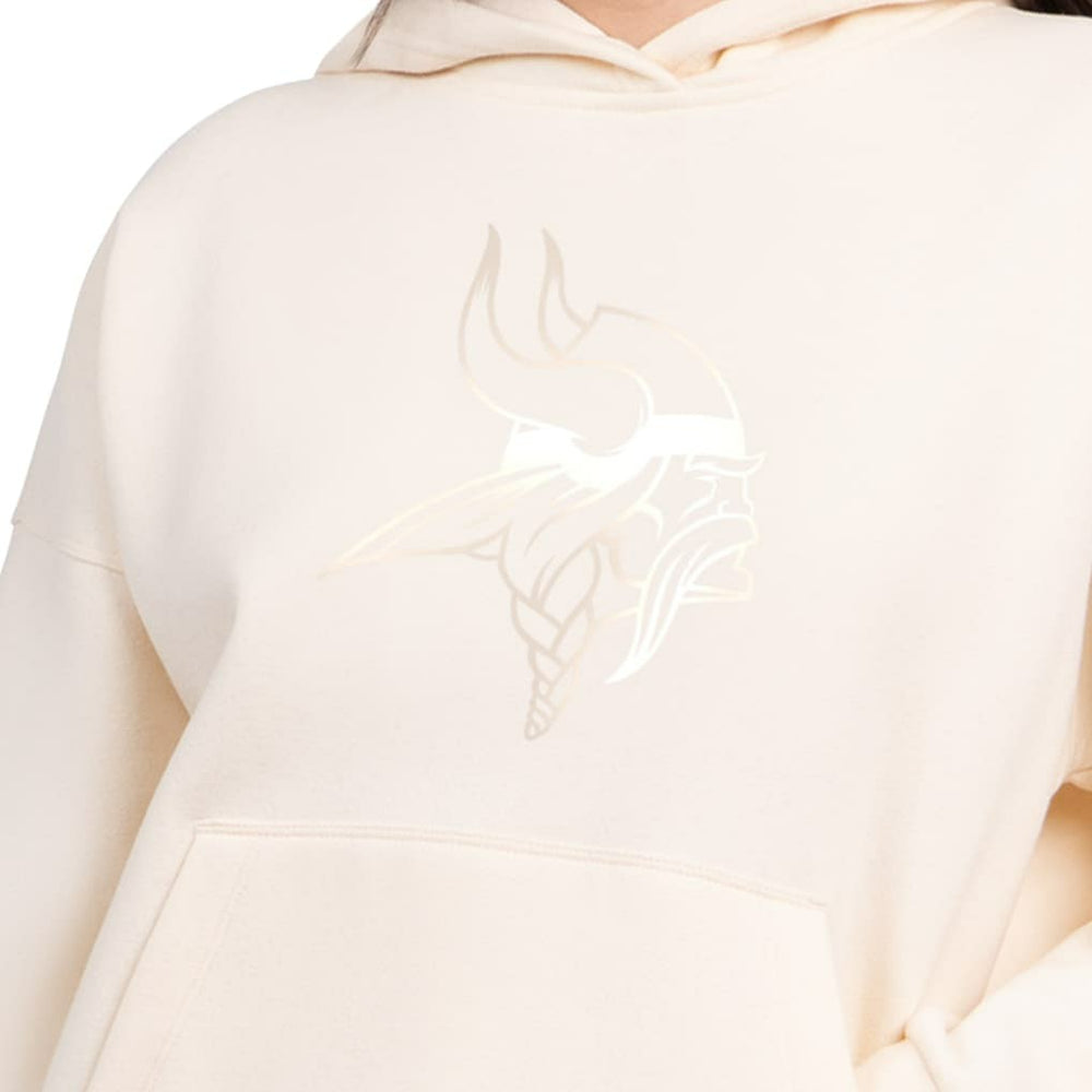 Minnesota Vikings Starter Women's Pastels Relaxed Travel Hoodie | NFL Near me