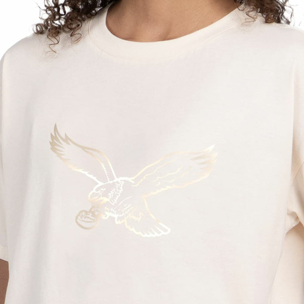 Philadelphia Eagles Starter Women's Pastel Travel Boxy Cropped T-Shirt | NFL Sale