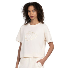Kansas City Chiefs Starter Women's Pastel Travel Boxy Cropped T-Shirt | NFL Outlet