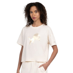 Detroit Lions Starter Women's Pastel Travel Boxy Cropped T-Shirt | NFL Sale