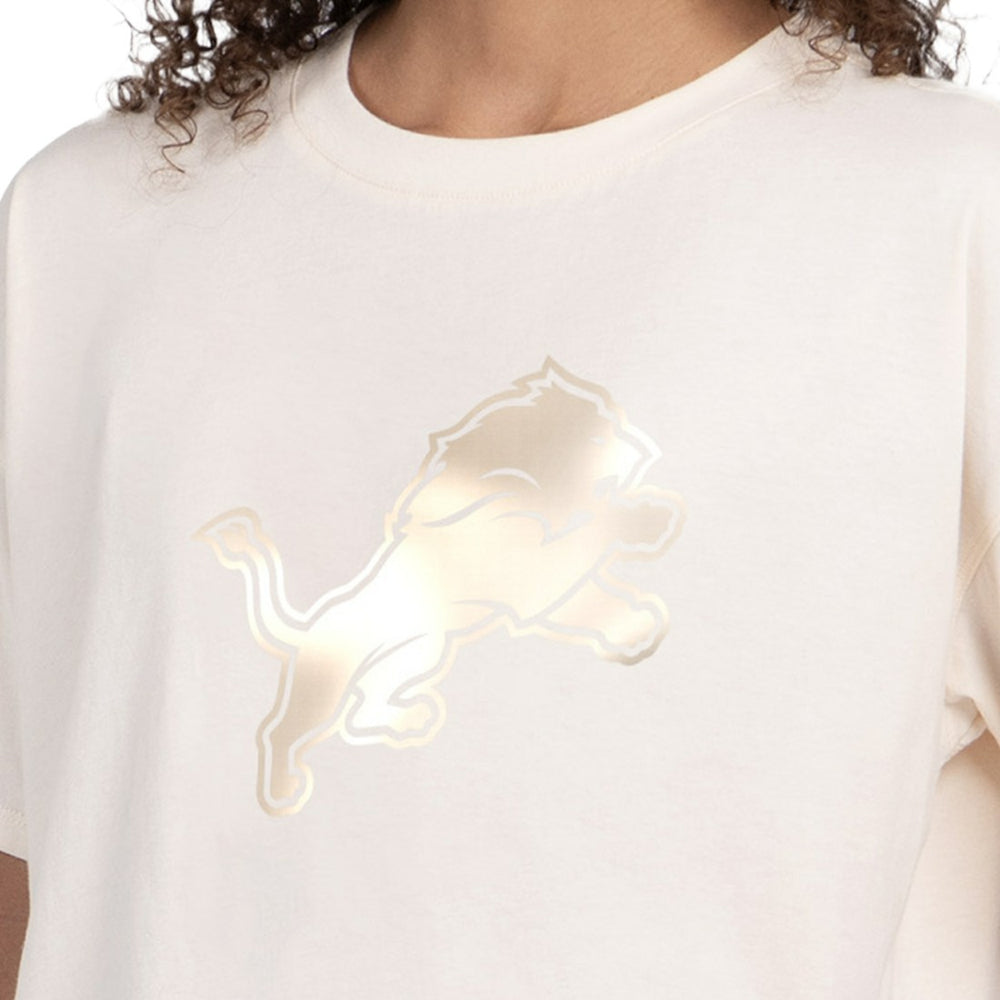 Detroit Lions Starter Women's Pastel Travel Boxy Cropped T-Shirt | NFL Sale