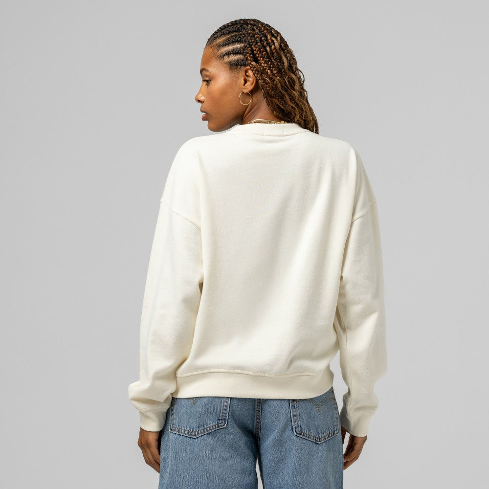New York Mets Mitchell & Ness Women's Premium Oversized Crewneck Sweatshirt - MLB Sweatshirts