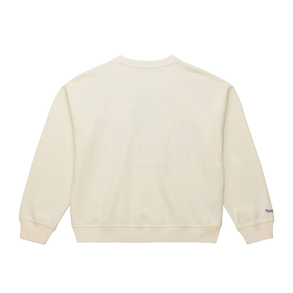 New York Mets Mitchell & Ness Women's Premium Oversized Crewneck Sweatshirt - MLB Sweatshirts