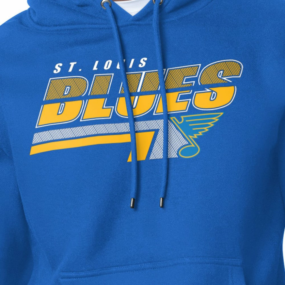 St. Louis Blues Starter Logo Push Fleece Hoodie -  NHL Hoodies